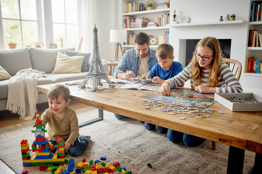 Puzzle ve Lego Setlerinin Çocuklar ve Yetişkinler İçin Faydaları