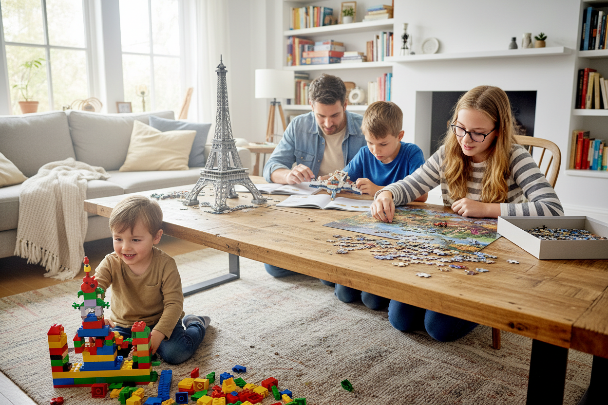 Puzzle ve Lego Setlerinin Çocuklar ve Yetişkinler İçin Faydaları