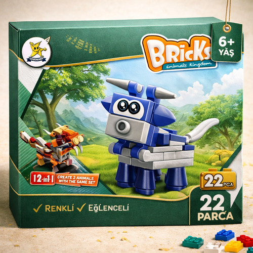 Mini Gergedan Lego Seti – 22 Parça